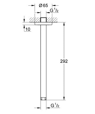 Brat pentru para dus Grohe Rainshower-28497LS0