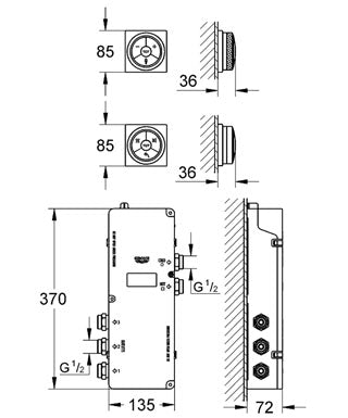 Comandă Digitală Grohe F-digital-36352000