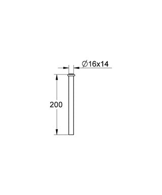 Prelungire conductă de spălare Grohe-37042000