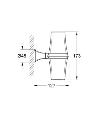 Aplica Grohe Grandera cod-40661000