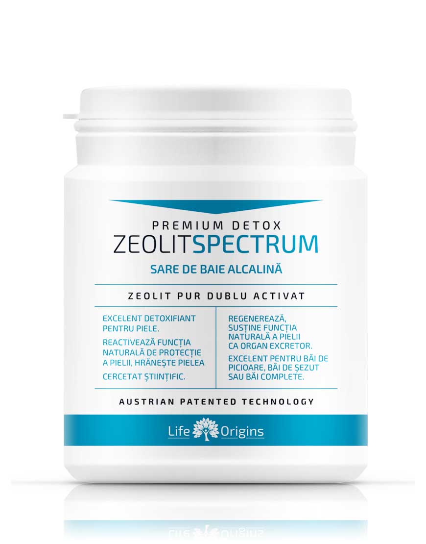 Zeolit sare pentru baie alcalină 360g