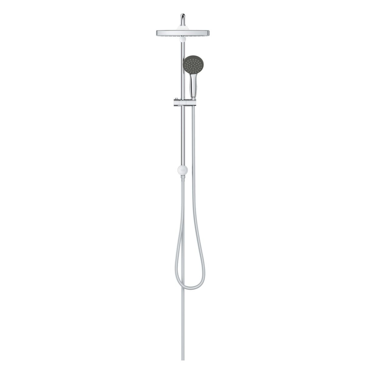 Coloana dus Grohe Vitalio palarie patrata 25 cm, baterie cabina dus termostat Precision Flow (26698000 ,34840000)