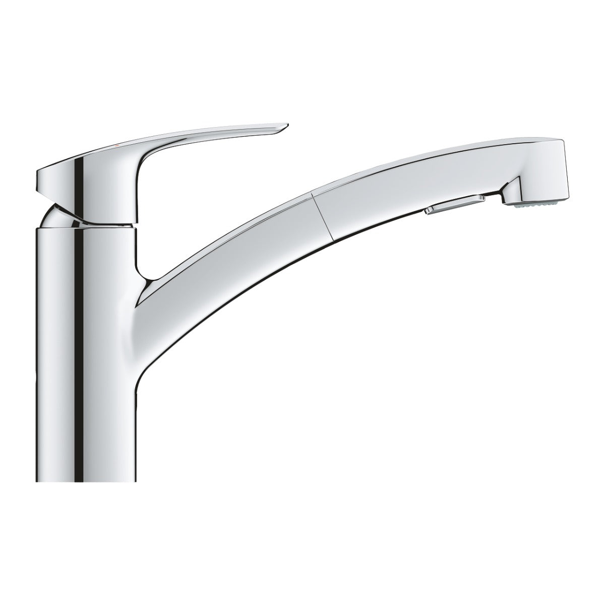 Baterie bucatarie Grohe Eurosmart New cu dus,crom, furtune flexibile-30305001