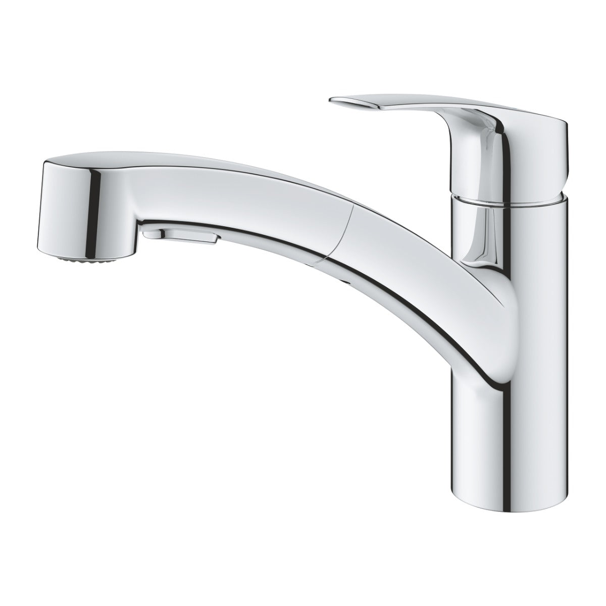 Baterie bucatarie Grohe Eurosmart New cu dus,crom, furtune flexibile-30305001