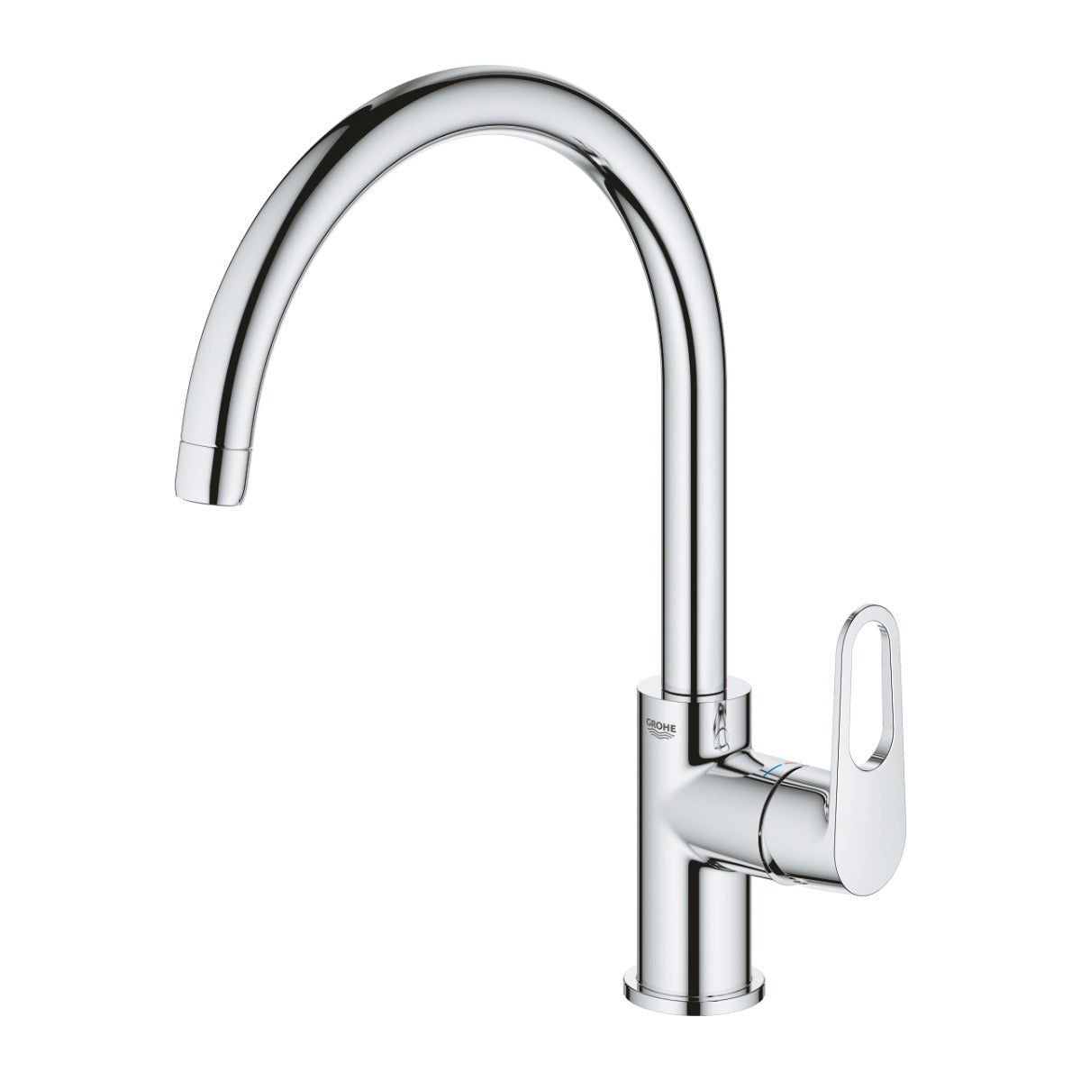 Baterie bucatarie Grohe BauFlow, montare pe chiuveta, crom - 31538001