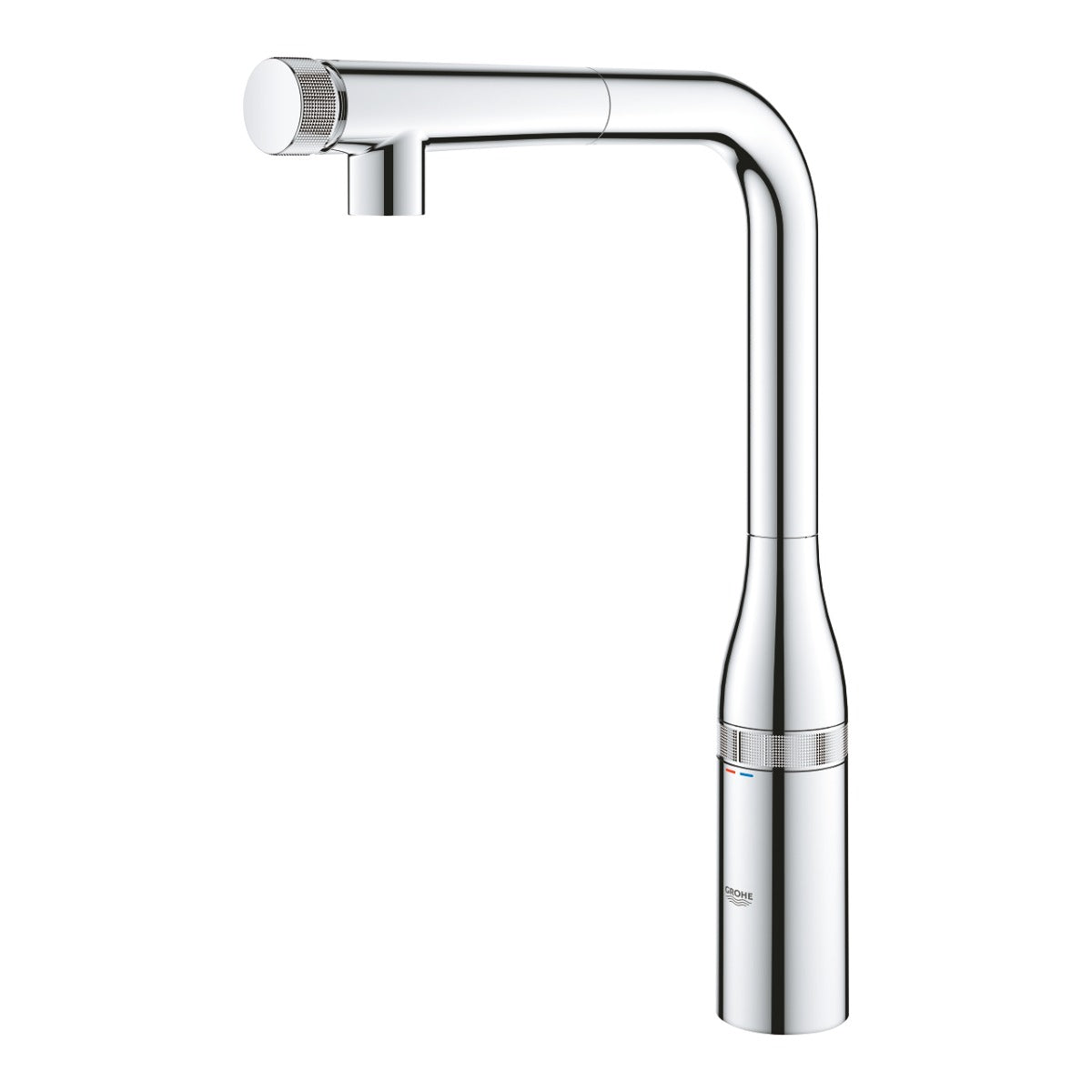Baterie bucatarie Grohe Essence Smart Control,suprafata cromata, furtune flexibile-31615000