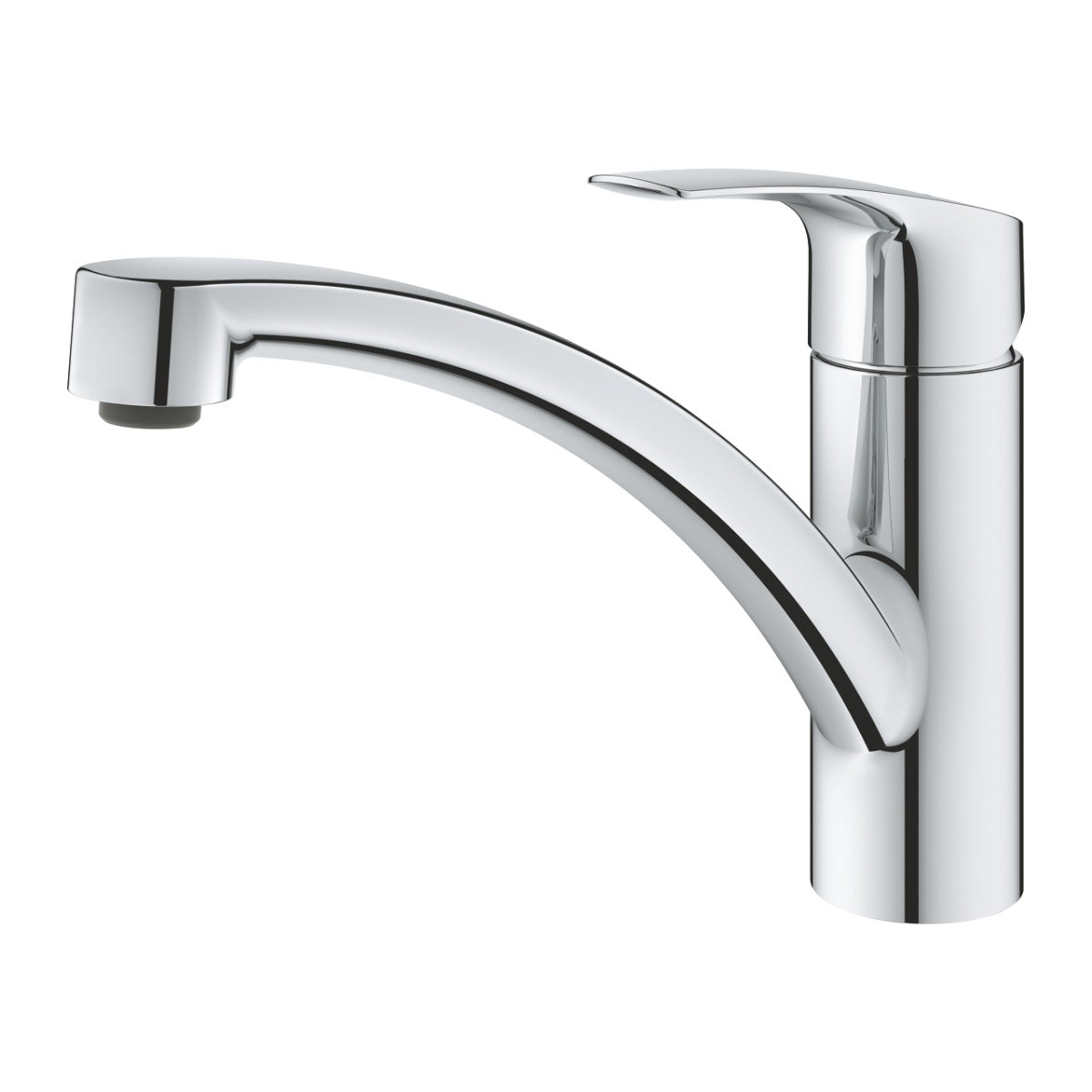 Baterie bucatarie Grohe Eurosmart 2021, pipa pivotanta,furtunuri flexibile, crom-33281003