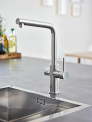 Grohe Blue Home Starter kit pipă tip L supersteel-31454DC0-baterii cu filtru apa ri racitor
