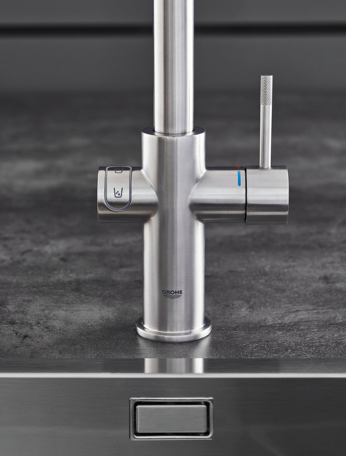 Grohe Blue Home Starter kit pipă tip L supersteel-31454DC0