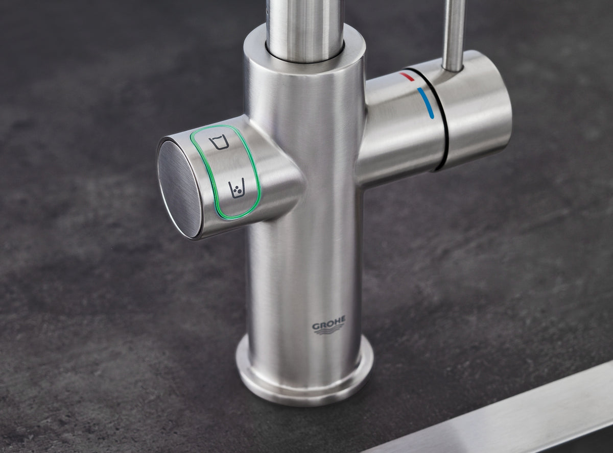 Grohe Blue Home Starter kit pipă tip L supersteel-31454DC0