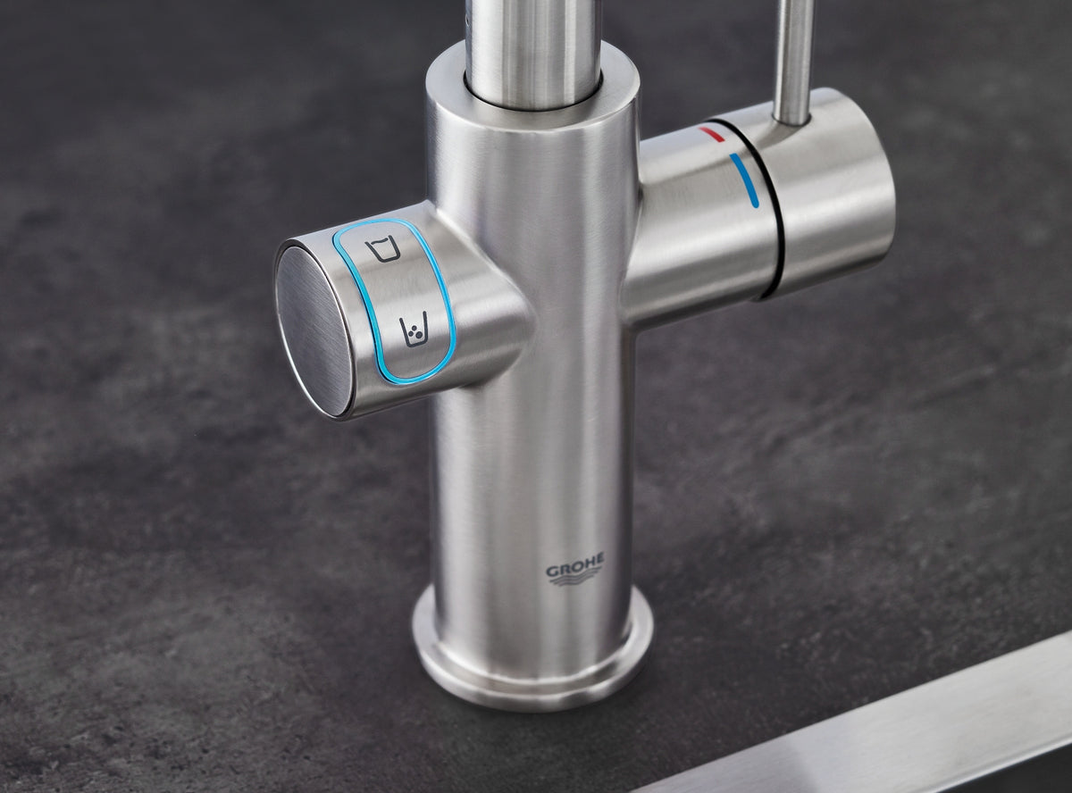 Grohe Blue Home Starter kit pipă tip L supersteel-31454DC0