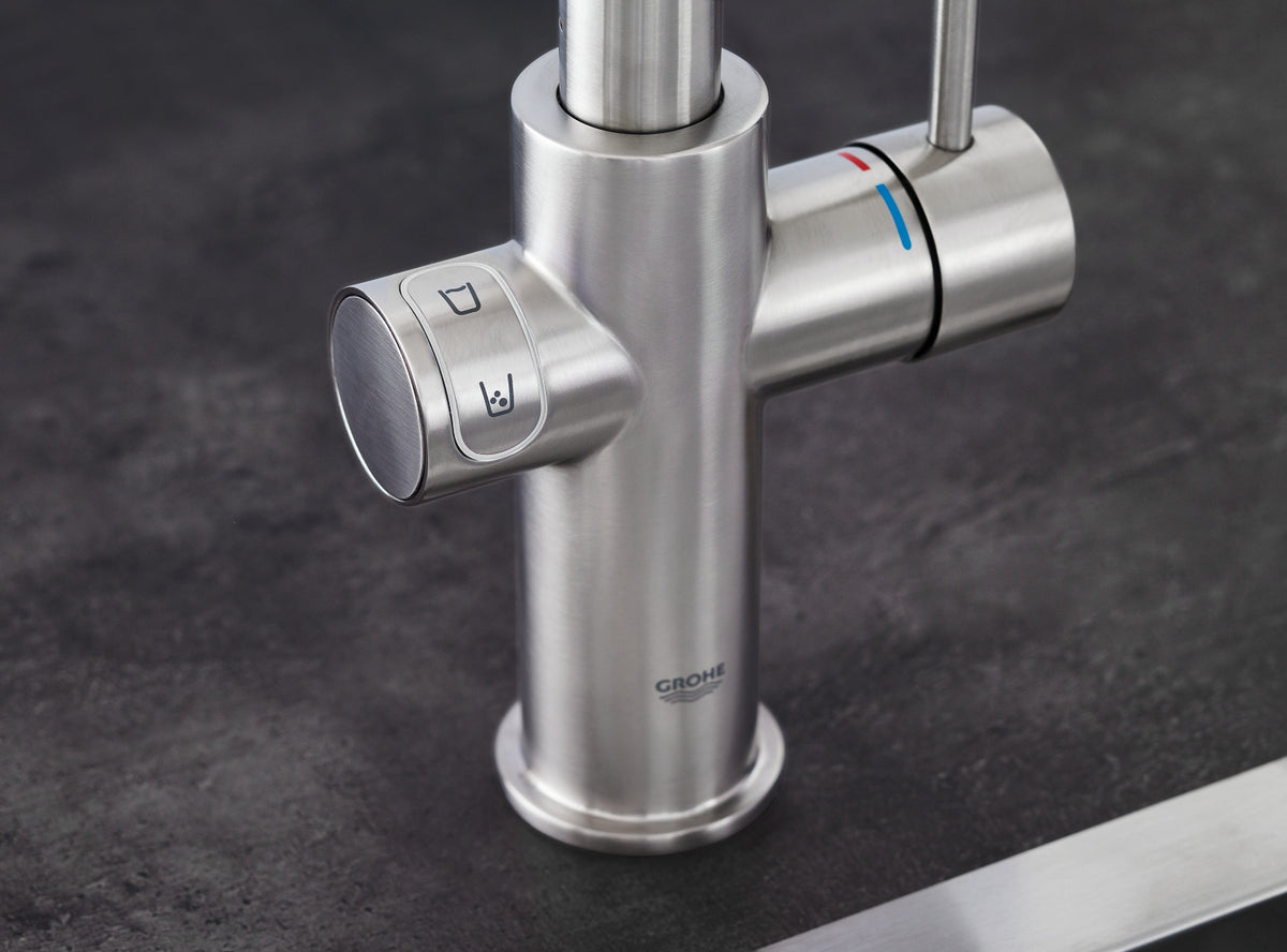 Grohe Blue Home Starter kit pipă tip L supersteel-31454DC0