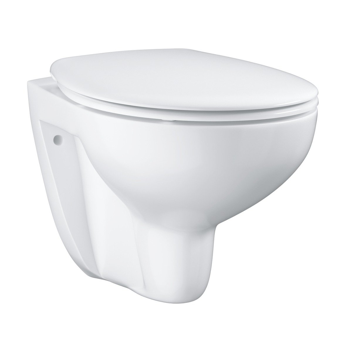 Set vas WC Grohe Bau Ceramic suspendat Rimless cu capac soft-close – 39351000 39351000