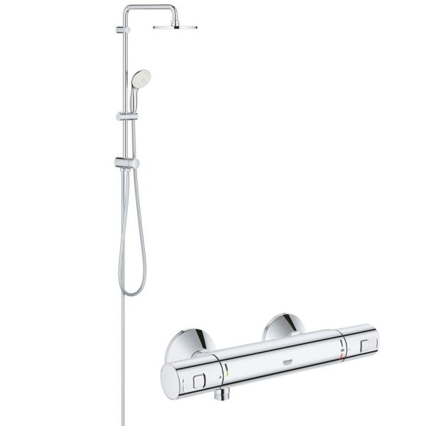 Omitted Strait Through Coloana dus Grohe New Tempesta 200+ baterie cabina dus Grohe Precision  (27389002,34594000)