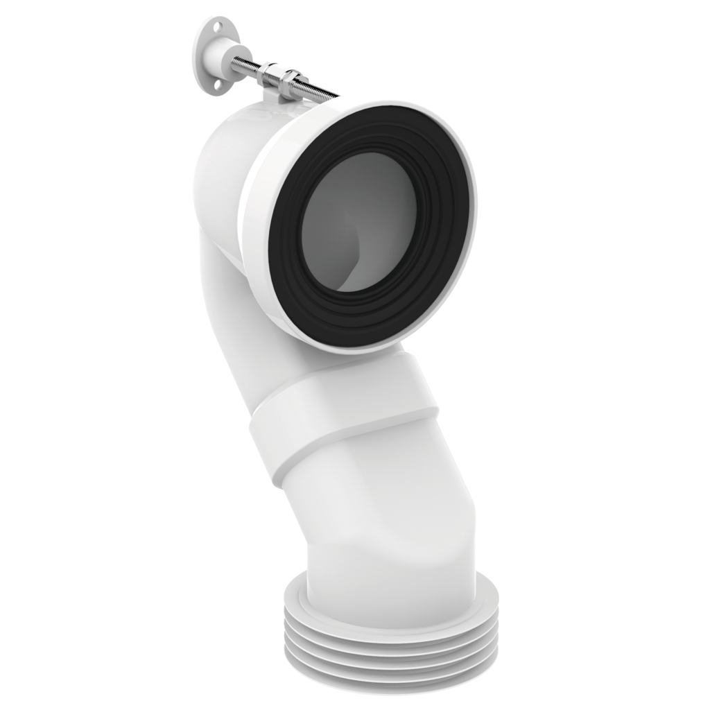 Cot scurgere verticala Ideal Standard pentru vase wc, 210 mm, alb – T682067 210