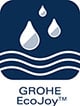 GROHE EcoJoy - GROHE EcoJoy – economie de apa si bani - GROHE EcoJoy reduce consumul de apă cu până la 50% fără a compromite performanțele. De fiecare dată când porniți robinetul, vă veți bucura de un jet complet de apă în timp ce, totusi, economisiți si bani.