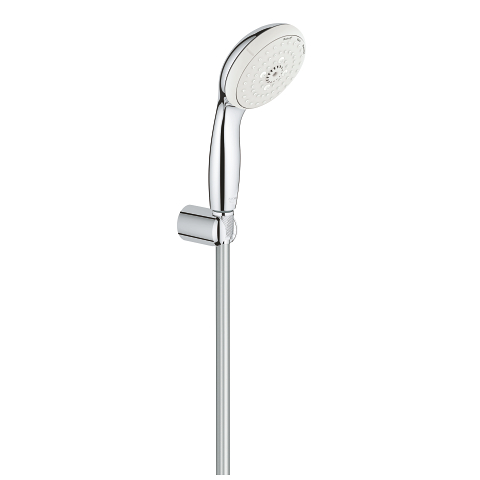 Set dus Grohe New Tempesta 100, 3 tipuri jet, suport prindere, crom100-27849001 baterii-lux.ro/