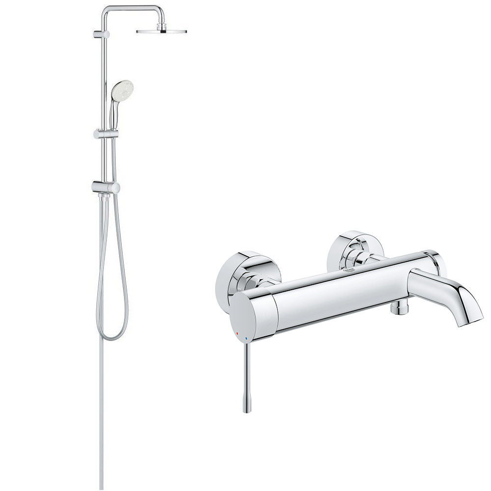 Coloana dus Grohe New Tempesta 200,baterie cada/dus Grohe Essence (27389002, 33624001 ) baterii-lux.ro/
